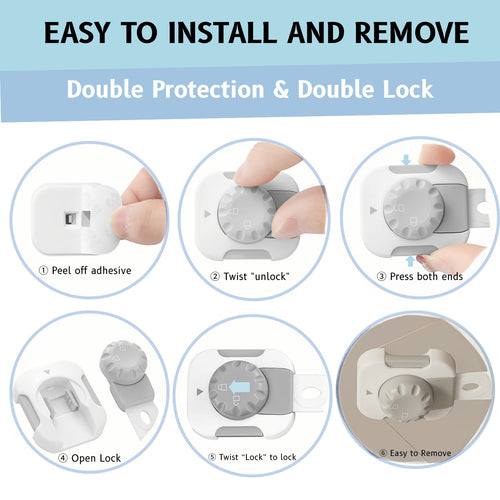 Child Safety Lock 6 Per Pack