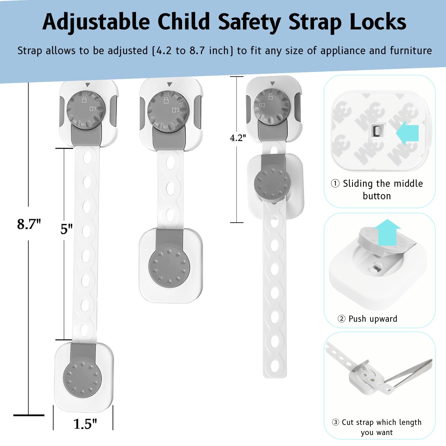 Child Safety Lock 6 Per Pack
